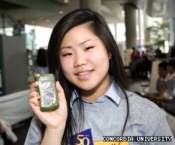 Soojin Kil found that lining a cell phone case with aluminum foil could cut down electromagnetic radiation dramatically. 